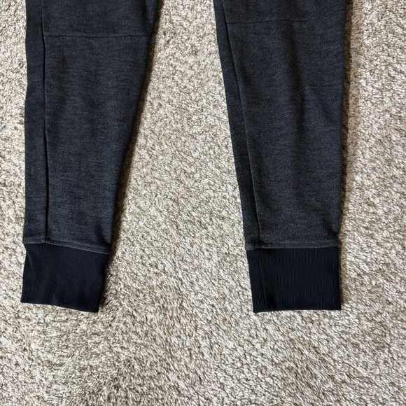 Under Armour Jogger Pants Mens Medium Black Gray Fitted Tapered Athletic 1347273 - Picture 2 of 11